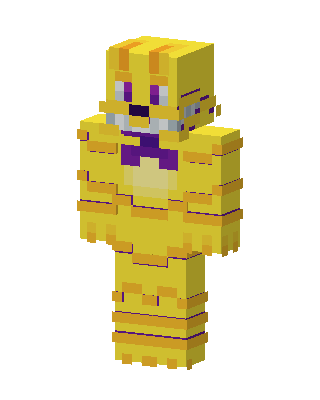 Springtrap Golden Minecraft skin