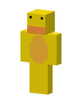 Rubber Duck skin, 3D preview