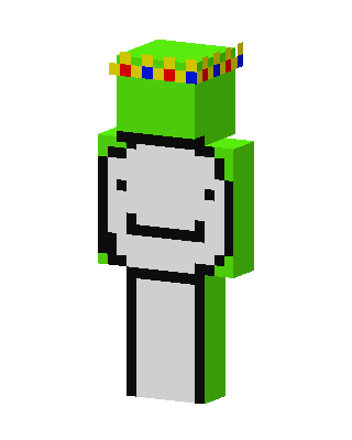 Dream With Crown Minecraft Dream skin