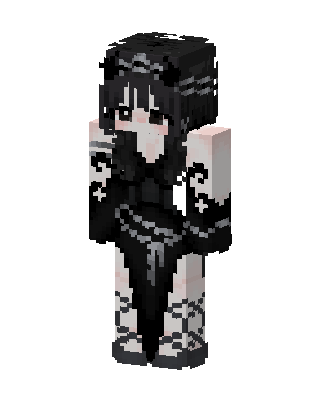 Gothic Lolita skin, 3D preview