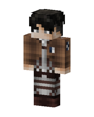 Levi Ackerman skin, 3D preview