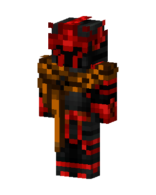 Magma Warrior skin, 3D preview