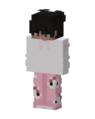 Hello Kitty Pajamas skin, 3D preview