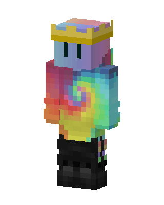Tie Dye Royal Minecraft skin