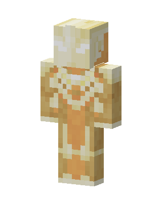 Golden Paladin skin, 3D preview