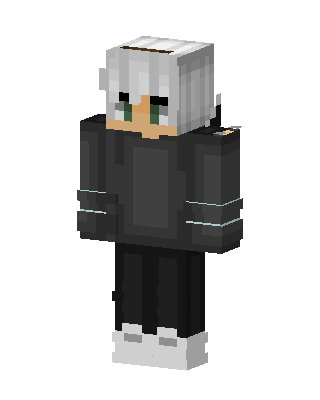 Black Player Boy skin, 3D preview