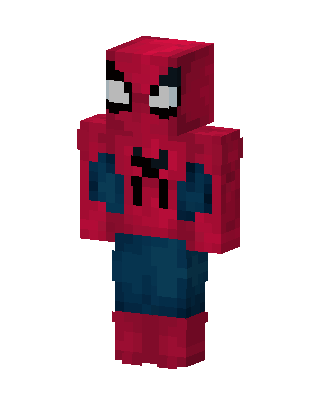 Spider-Man Minecraft red skin