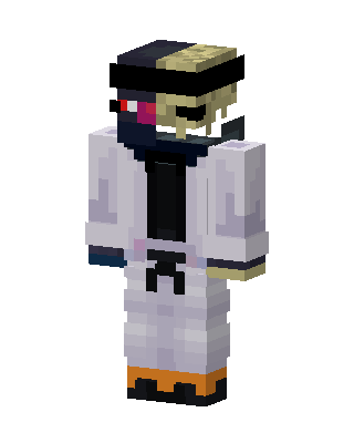 White Ninja Boy Minecraft skin
