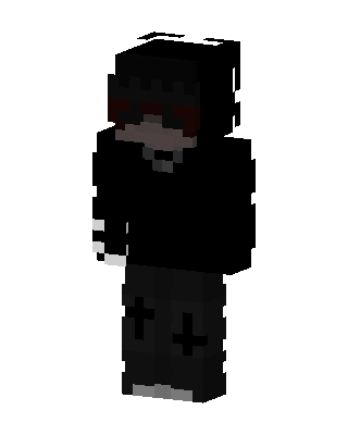 Black Villain Boy Minecraft skin