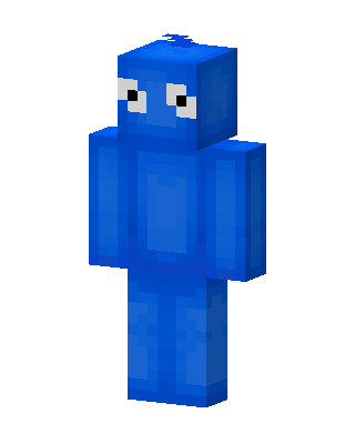 Blue Minecraft blue skin