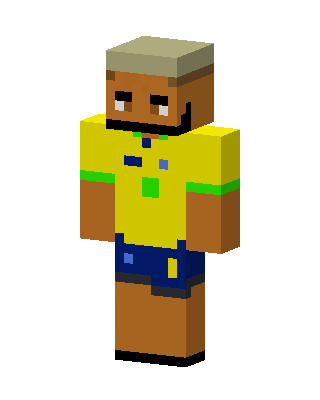 Brazil Fan Minecraft skin