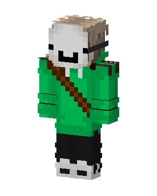 Dream With Strap Minecraft YouTuber skin