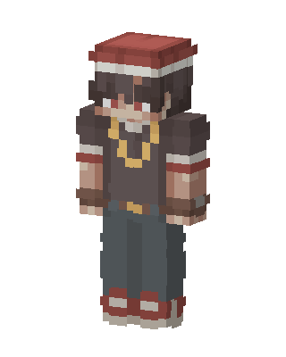 Red Beanie Streetwear skin, 3D preview
