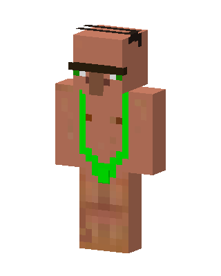 Brown Player Boy skin, 3D preview