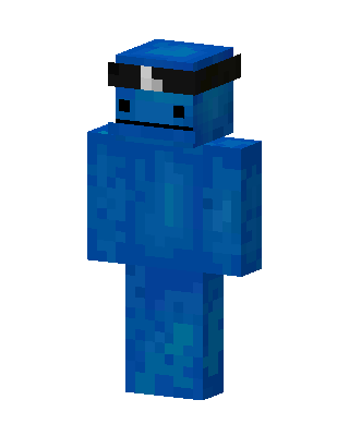 Blue skin, 3D preview