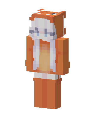 Fox Hoodie Girl Minecraft skin