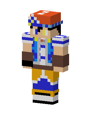 Blue Athlete Boy Minecraft skin