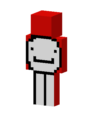 Red Mob Boy skin, 3D preview