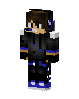 Blue Headset Gamer skin, 3D preview