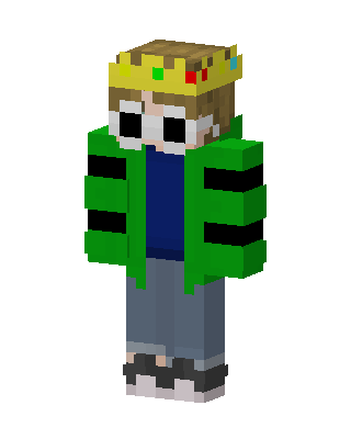 Green King Minecraft skin
