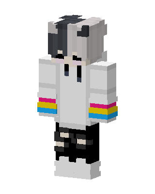 Pansexual Pride Hoodie Minecraft skin