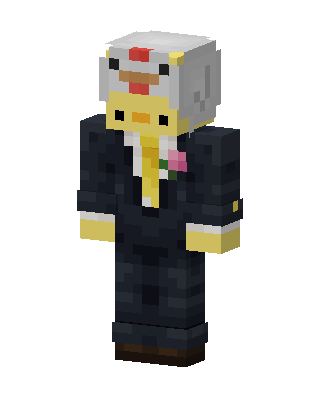 Chicken Groom skin, 3D preview