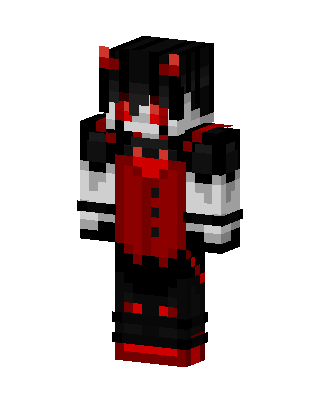 Black Anime skin, 3D preview