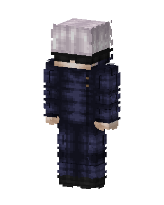 Satoru Gojo skin, 3D preview