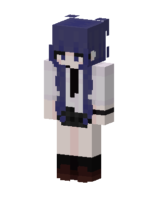 Indigo Schoolgirl Minecraft skin