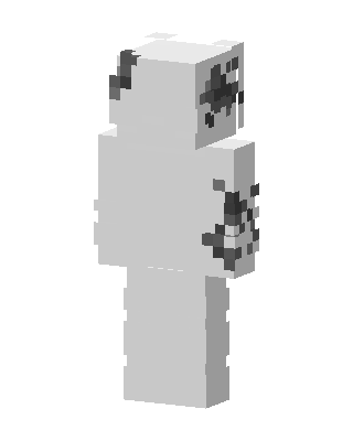 Spotted Dalmatian skin, 3D preview