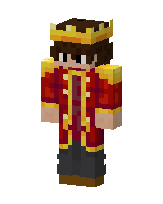 Royal Red King Minecraft skin