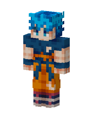 Goku Super Saiyan skin, 3D preview