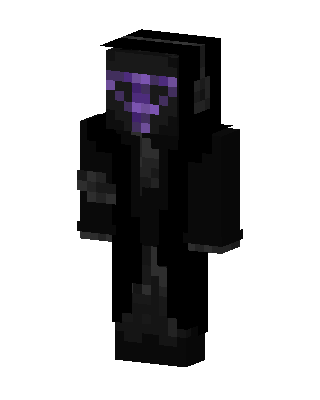 Black Villain Boy skin, 3D preview