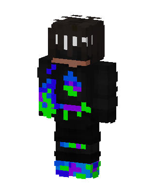 Black Robot Boy skin, 3D preview
