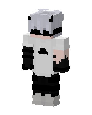 Panda Boy skin, 3D preview