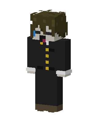 Gakuran Boy skin, 3D preview