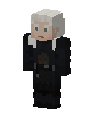 Silver Haired Knight skin, 3D preview