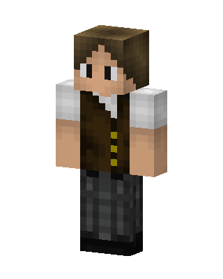 Vested Adventurer skin, 3D preview