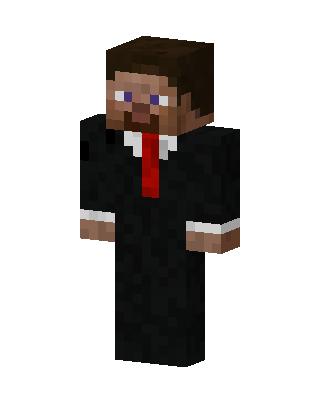 Steve In Suit Minecraft skin