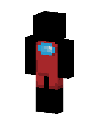 Among Us Crewmate skin, 3D preview