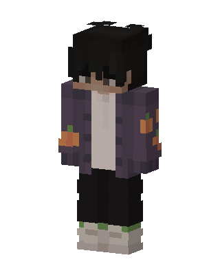 Black Drip Boy skin, 3D preview