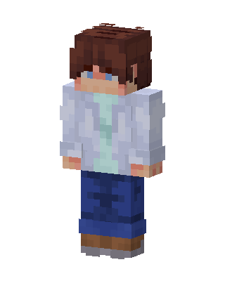Lab Coat Student skin, 3D preview