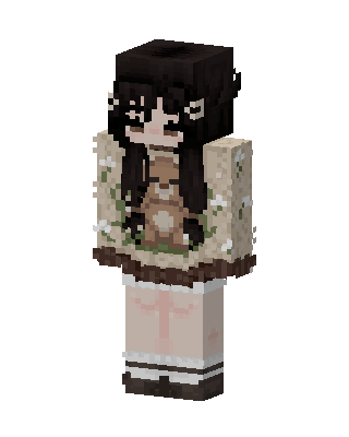 Teddy Cottagecore skin, 3D preview