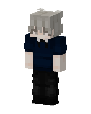Blue Player Boy skin, 3D preview