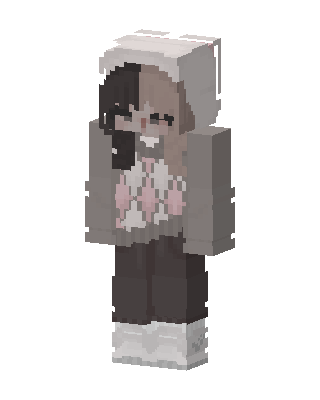 Bunny Hoodie Girl Minecraft skin