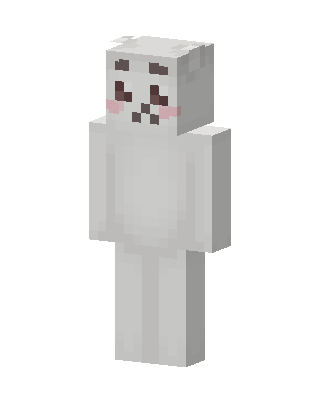 Blushing Ghost skin, 3D preview