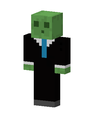 Slime In Suit skin, 3D preview