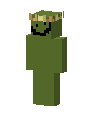 Green King Minecraft skin