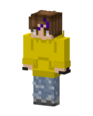 Yellow Hoodie Boy Minecraft skin
