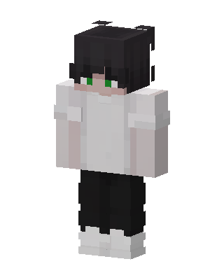Monochrome Boy skin, 3D preview